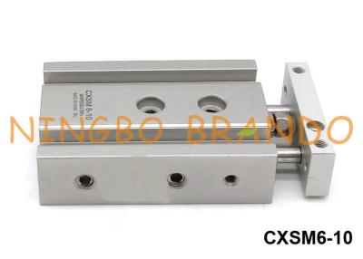 Китай Dual Rod Guide Pneumatic Air Cylinder SMC Type CXSM6-10 продается