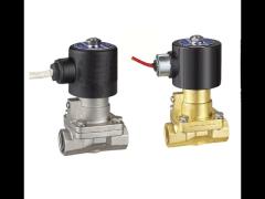 3/4 1 2 Inch Flanged High Temperature Stainless Steel Brass Steam Solenoid Valve 24VDC 220VAC