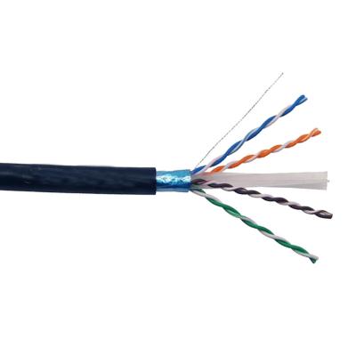 China Copper Conductor Cat 6 FTP Network Lan Cable 4pairs Utp cat6ftp Wire Cat6 FTP for sale