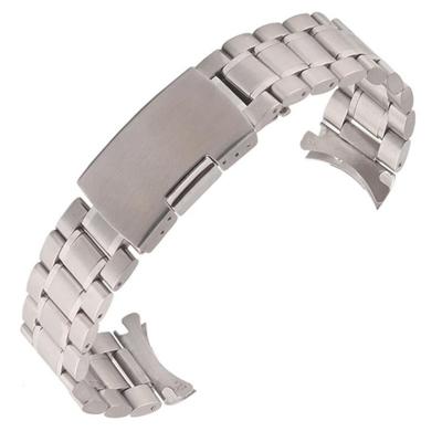 China MINGJIANG Durable Male Watch Band Stainless Steel Bracelet Strap Watch Band Steel for sale