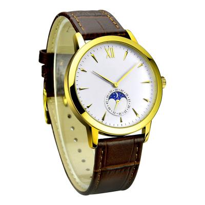 China Hot Sale OEM ODM Service Quartz Moon Phase Fashion Minimalist Watch for sale