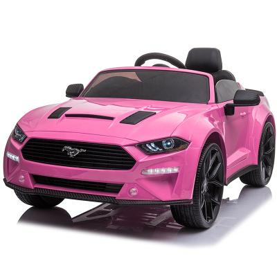 China Ride on 2020 rechargeable toy battery power baby 24v ride on car with romte pink kids electric car for sale