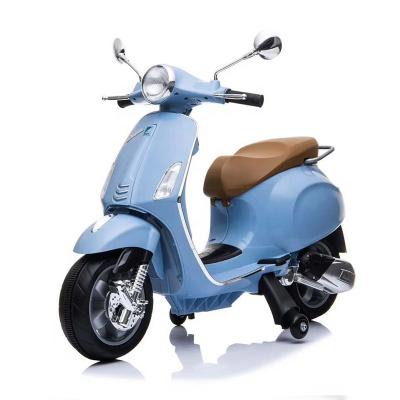 China Ride On Toy Vespa GTS Authorized 12V Kids Ride On Car Battery Bike Motorcycles For Kids To Ride for sale