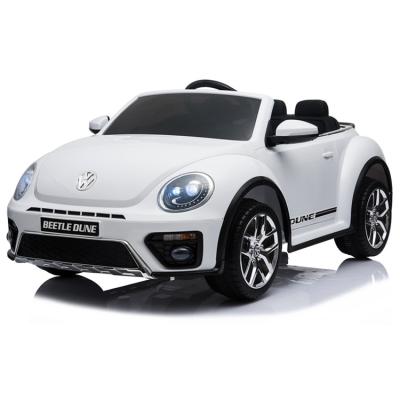 China Ride On Toy VW BEETLE 12V Toy Car Kids Electric Ride On Car VOLKSWAGEN Licensed Pink Remote Control Car For Girls for sale