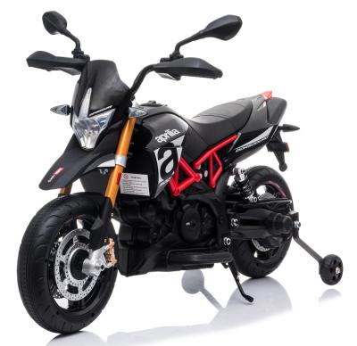 China Ride On Toy Factory Hot Scale Model Kids Wholesale APRILIA Bike Licensed Ride On Electric Motorcycle For Kids To Ride for sale