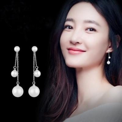 China CLASSIC Faux Pearl Drop Earrings Gift Fashion Women Party Show Jewelry for sale