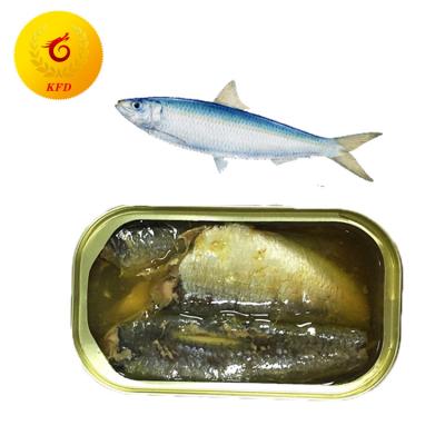 China OEMGA -3 CANNED SARDINE Rich IN VEGETABLE /OLIVE OIL for sale