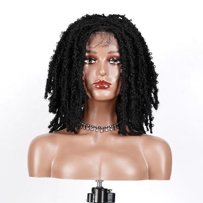 China Kinky Curl Customized black short curly wavy high-definition lace false hair for sale