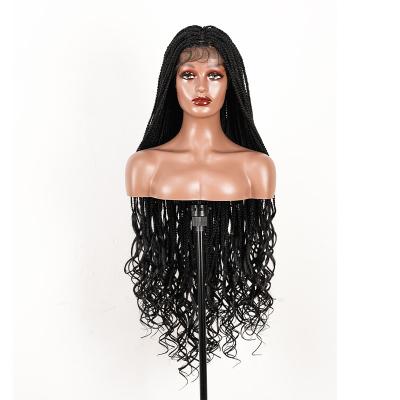 China Kinky Curl Factory wholesale 100% density synthetic fiber lace wig suitable for black women for sale