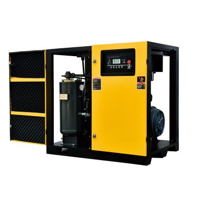 China Sale 380v 50hp Oil Lubricated Large Capacity Electric Screw Air Compressor Direct Driven for sale