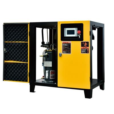 China Manufacturer 0.7-1.2mpa 7.5kw/10hp 50hz Lubricated Industrial Frequency Screw Inverter Permanent Magnet Air Compressor for sale