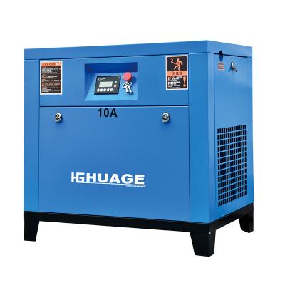 China China Industrial Electric Oil Lubricated 0.8-1.2m3/min 10hp 7.5kw 150psi 1.2mpa Injected Rotary Screw Air Compressor for sale