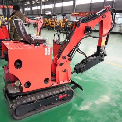 China Small Agricultural Farms Excavator Garden Digging Machine Farm Excavator CE Mini Bager for sale