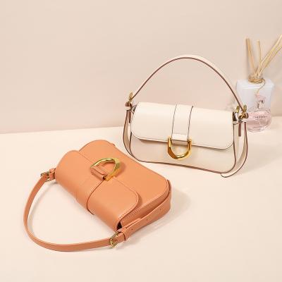 China PU small messenger bag fashion style luxury women's armpit bag all match one shoulder bag square niche light women's armpit bag for sale