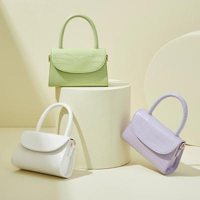 China White Line Exquisite Charm PU Female Handbag Outlet Small PU Low MOQ Handbags To Bag for sale