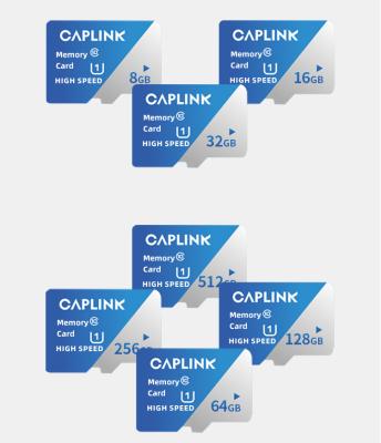 中国 Caplink Smart memory card Class 10 8GB 16GB 32GB 64GB 128GB 256GB Memory Card Mobile Phone TF SD memoria memory card 販売のため