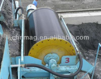 China Wet Drum Magnetic Separator for Continuous Iron Ore for sale