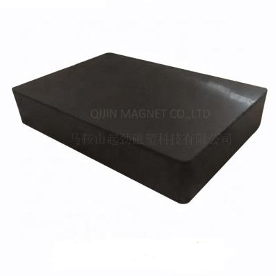 China Industrial Permanent Magnet 150X100X25mm Y30BH Block Ferrite Magnet for sale