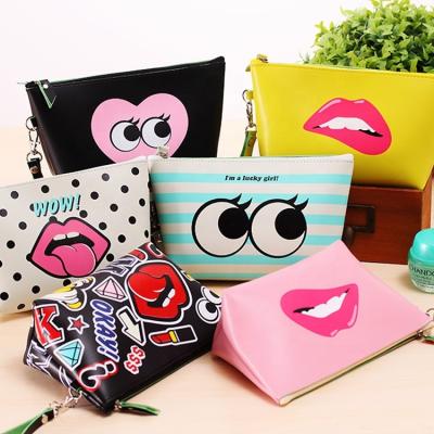 China Large Capacity Women Cosmetic Bags Makeup Bag Cosmetic Case Summer Dumpling Large Clutch Women Bags Waterproof Bag for sale