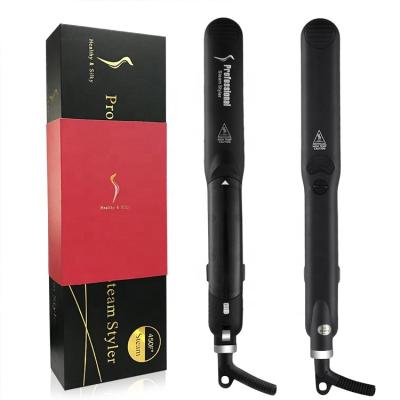 China Original Professional Iron Suits Safety Fast Titanium Steam Hair Straightening Flat Straightener For Hair Salon for sale