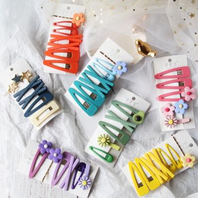 China Kids Fashion Flower Candy Flower Hairpin Hairpin Headdress Gift Hair Clip Set Hair Clips Accessories Set Babies Colorful Sweet Cute Candy for sale