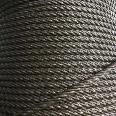 China Other 6x49SWS+FC/IWR Electro And Hot Dip Galvanized Steel Wire Rope for sale