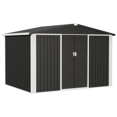 China Custom Size Metal Tool Shed Waterproof Outdoor For Garden for sale