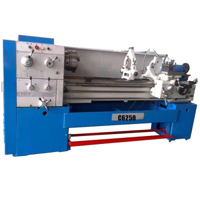 China C6250 Machinery Repair Shops Bed Manual Metal Lathe Turning Machine 500mm Gap for sale