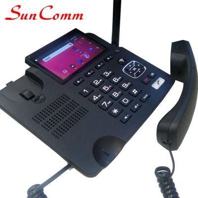 China Android 4.3 inch touch screen 4g flip voip fixed cordless phone with 1SIM SC-9030-4GT SC-9030-4GT for sale