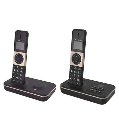 China Support DECT Handset 2 cordless phone with answering machine for sale