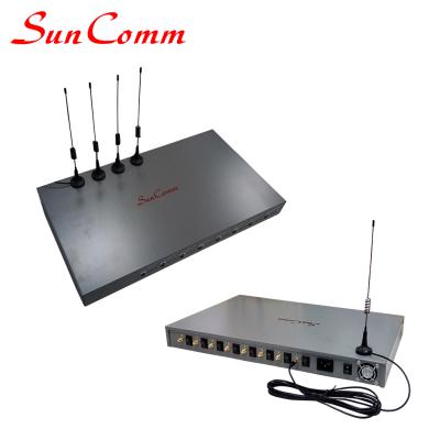 China DTMF dialing 8 sim gsm fwt fixed wireless terminal connect FXS line for sale