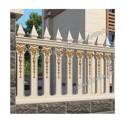 China 2022 Wholesale High Precision ABS Plastic Concrete Railing Mold For New Villa for sale