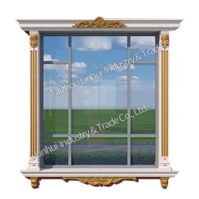 China Beautiful Decorative High Quality EUROPEAN Window Sash Door Frame ABS Plastic Mold for sale