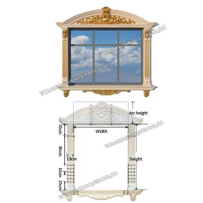 China EUROPEAN Plastic Injection Cast Concrete Window Frame Molds for sale