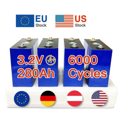 China 3.2V 280Ah Lifepo4 Cell EV LF280K Lithium Ion Battery voor zonne-energieopslag Te koop