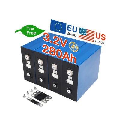 China 3.2V Lifepo4 280ah Células de íons de lítio Célula prismática para sistemas fotovoltaicos / domésticos de armazenamento de energia à venda