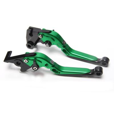 China Aluminum Alloy For Kawasaki NINJA GPZ500S EX500R CNC Aluminum Alloy Adjust Motorcycle Brake Foldable Telescopic Clutch Lever for sale