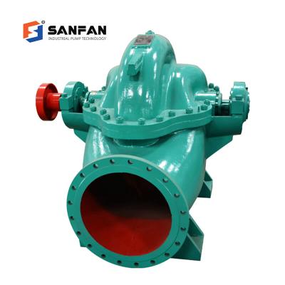 China Developing World Heavy Water Solutions High Efficiency Flow Double Suction Centrifugal Water Pump for sale