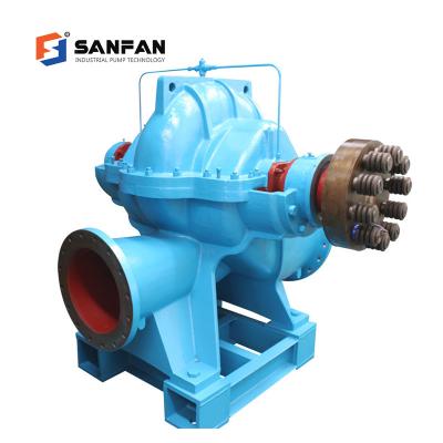 China Developing World Best Price Water Solutions Big Flow Double Suction Split Case Electric Mining Water Pump for sale