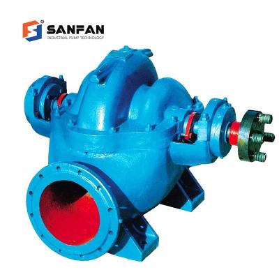 China Developing world water solutions double suction electric motor axially split water pump for draining station for sale