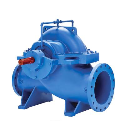 China Developing World Water Solutions Huge Flow Horizontal Motor Split Case Centrifugal 14 Inch Dewatering Pump for sale