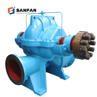 China Developing World Water Solutions Customized High Efficiency Horizontal Fire Large Capacity High Lift Double Suction Pump For Flood Control And Drainage for sale