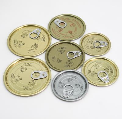 China Wholesale Standard Easy Open Lid Food Grade 55mm-106mm Non Spill Easy Open End For Tin Can for sale