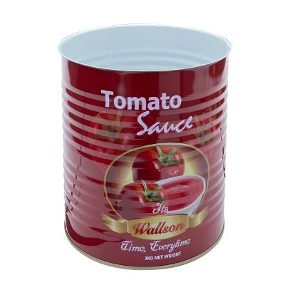 China Food tin can make tomato sauce wholesale metal food grade empty tin can with easy open lid for food packaging canned food for sale