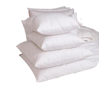 China Folded Duck Feather Down Pillow Goose Feather Down Pillow Insert Cushion Insert for sale