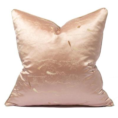 China Wholesale Folded Cushion Cover Pink 30x50 Pillow Cover Jacquard Cushion Cover For Cushion Fish Pattern for sale