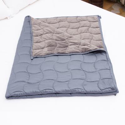 China Custom Weighted Blanket Folded 150x200cm Adult Sensory 15lbs Weighted Blanket Designs for sale