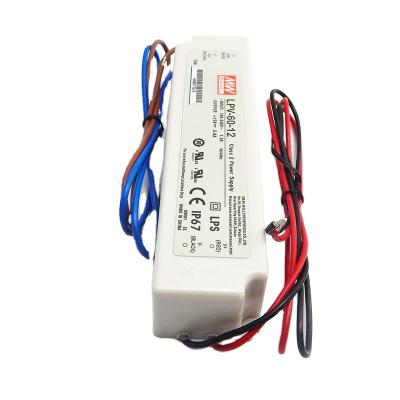 China Suitable for LED lighting Meanwell LPV-60-12 12V 5A SMPS power supply is led driver for sale