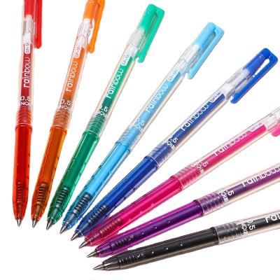 China Fashion Stationery Supplies Fashion Stationery Gift 8 Colors Tip Gel Eco-friendly High Quality Promotional Enrollment Pen for sale