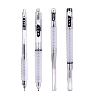 China Premium Quality Silicone Super Soft Grip Eco-Friendly Comfortable Writing Pen Gel Pen Tip for sale